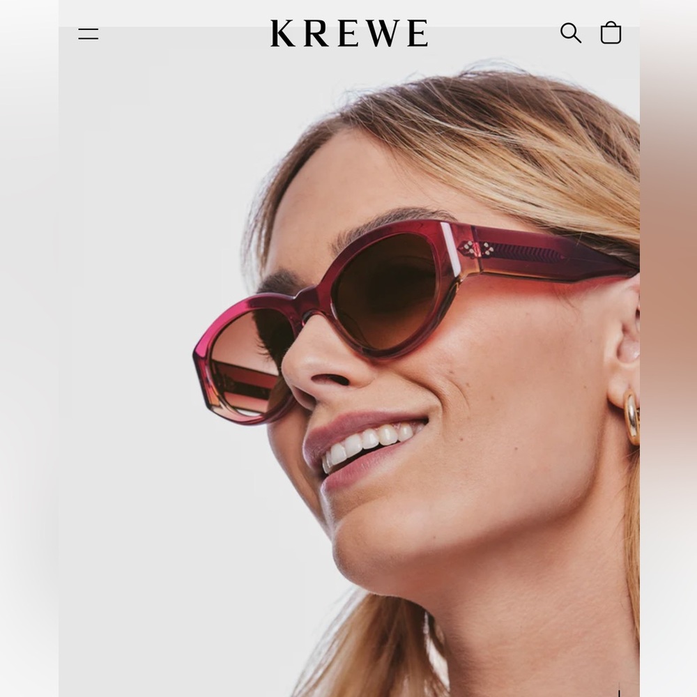 KREWE Lucy Hibiscus Sunglasses